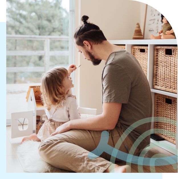 Father and daughter